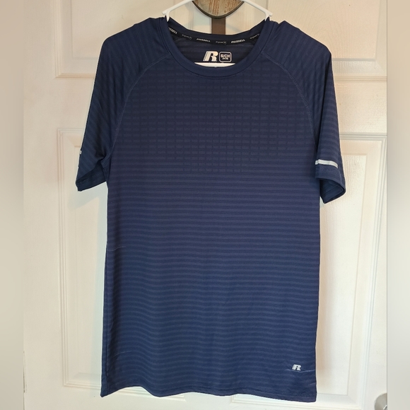 (159) Russell Athletics Training Dry-Power 360 Shirt, Size: Small Color: Blue - Picture 4 of 10